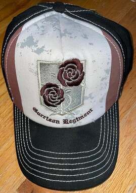 NEW with Tag Attack On Titan Embroidered Snapback "Garrison Regiment" Cap Hat